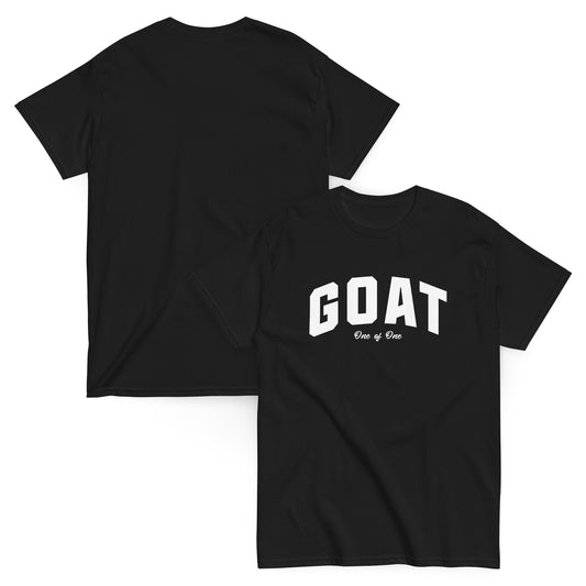 GOAT ONE OF ONE UNISEX TEE
