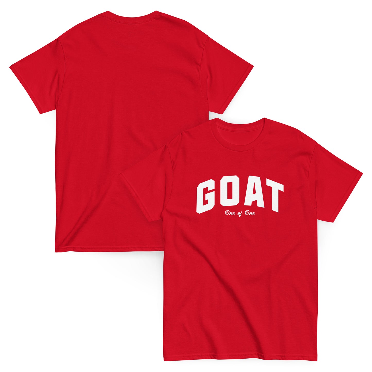 GOAT ONE OF ONE UNISEX TEE